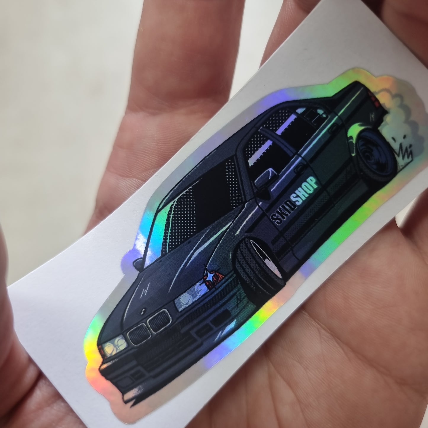 SkidShop e36 holographic sticker