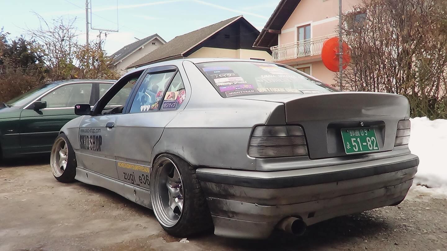 e36 ABS plastic ducktail spoiler