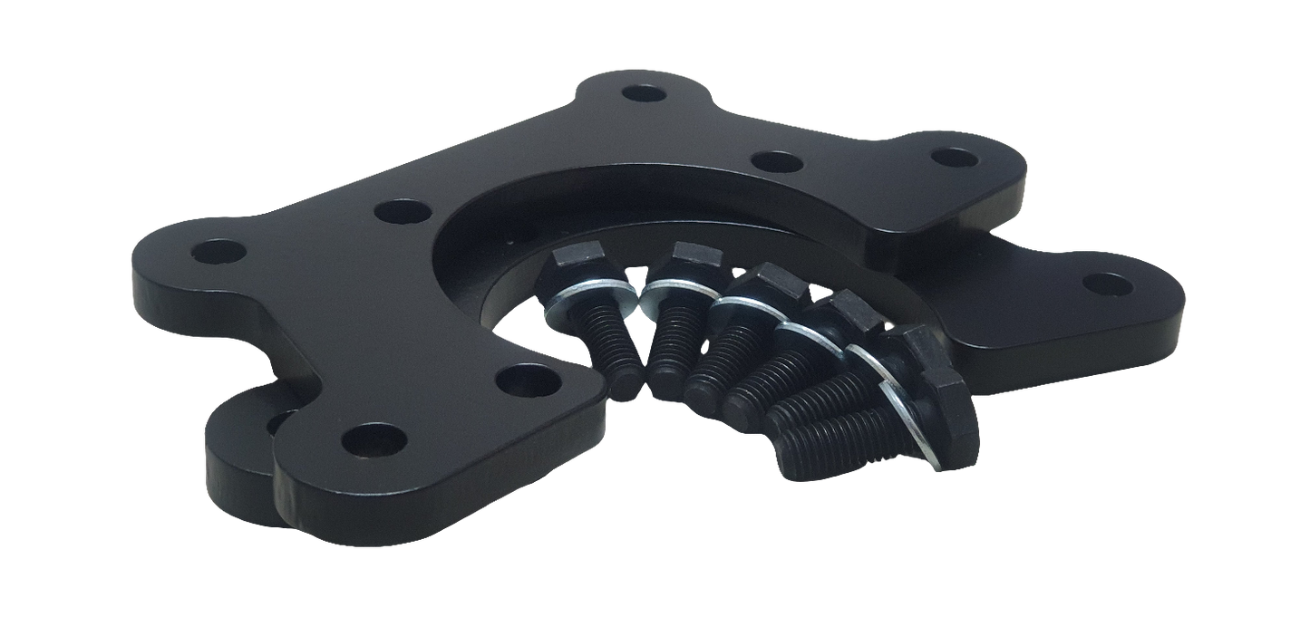 E36 Compact rear disc brake conversion bracket with hardware