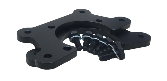 E36 Compact rear disc brake conversion bracket with hardware