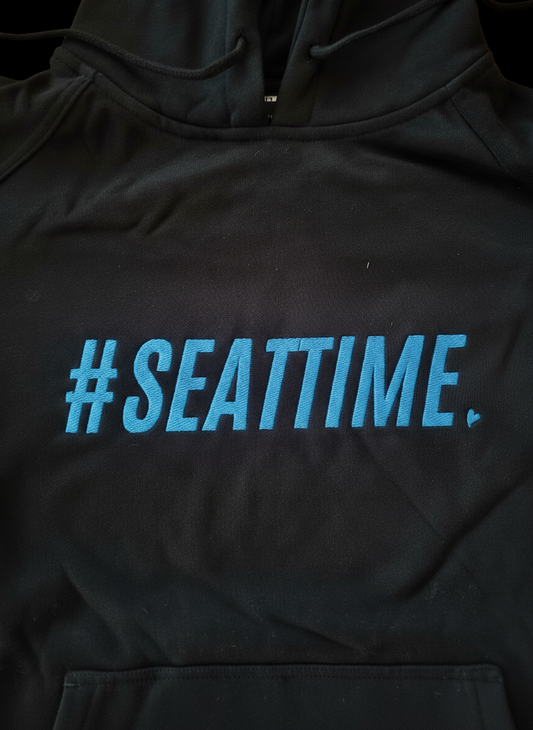 The #SEATTIME kangaroo pullover