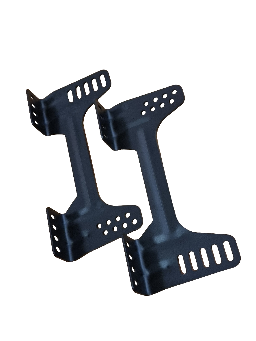 Light racing seat brackets