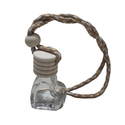 DIY heart air freshener pendant