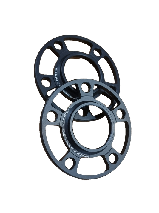 Light weight aluminium wheel spacers
