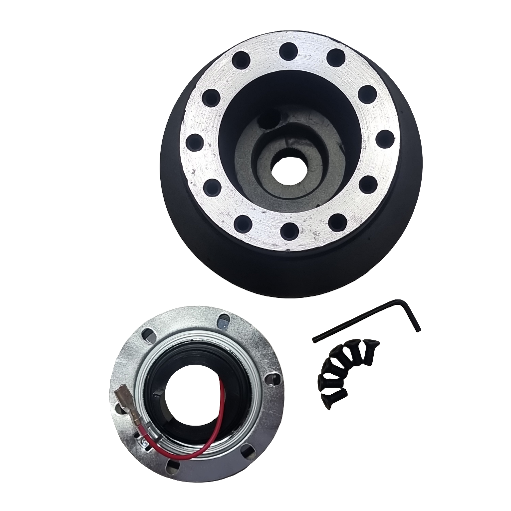 Sports steering wheel adapter for e30