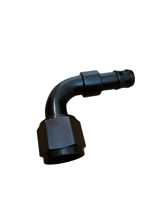 AN10 90° to 12-14mm ID hose