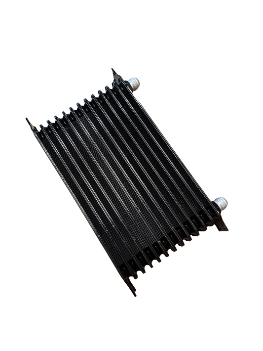 Scratched 13 row oil cooler