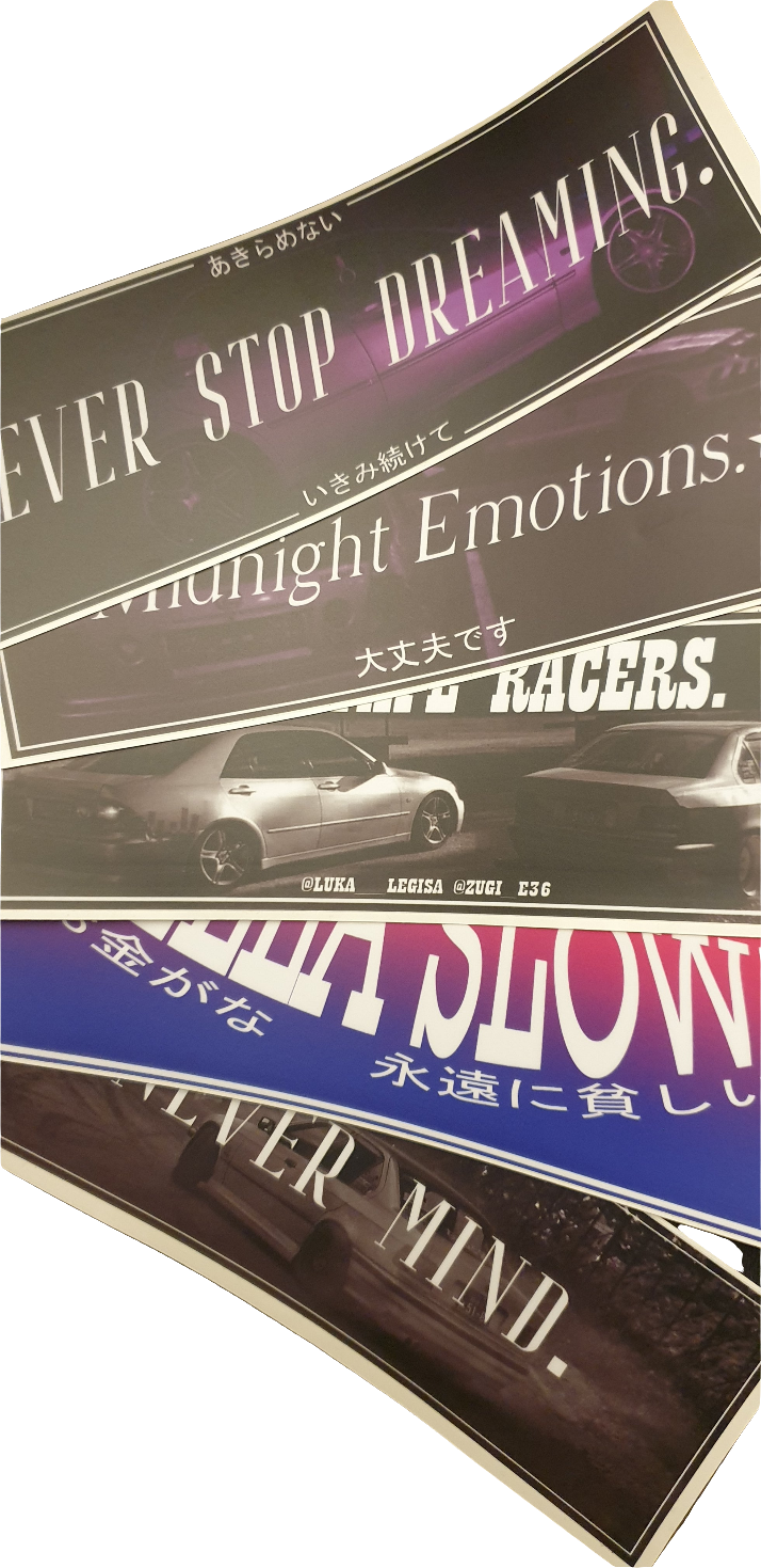 How it is/Feels stickers