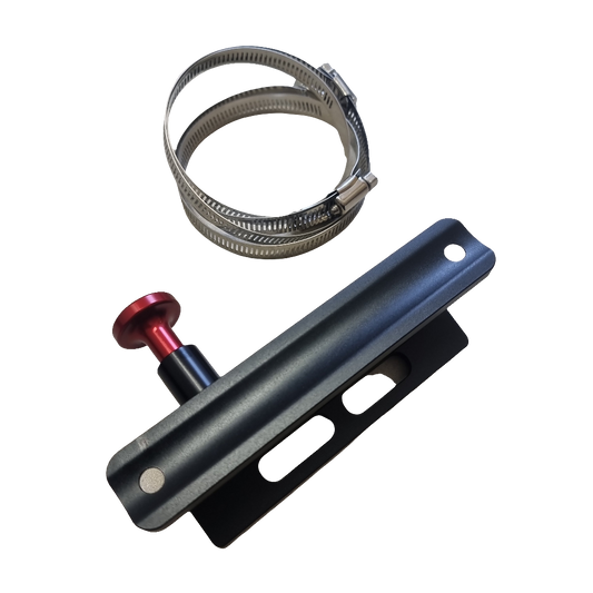 Adjustable aluminium quick release fire extinguisher holder