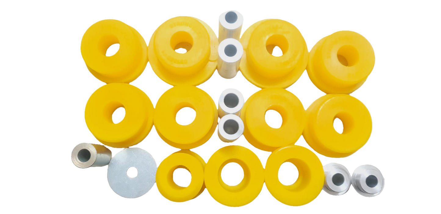 E36 rear subframe polyurethane Strongflex bushings