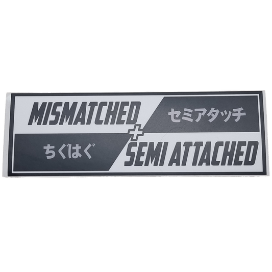 NEW Mismatched/semi attached SkidShop stickers