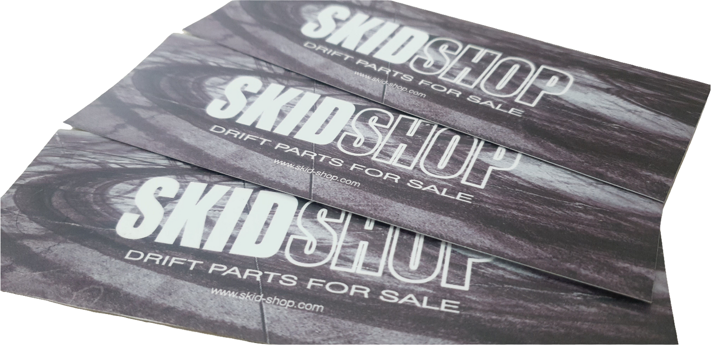 Skid mark slap sticker