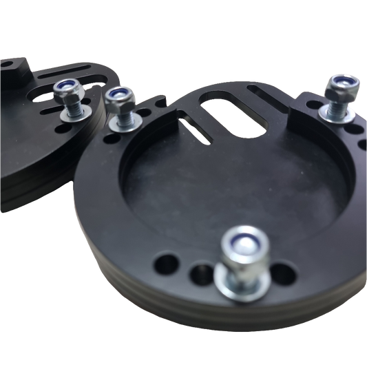 E36 extreme camber plates for use with BC racing