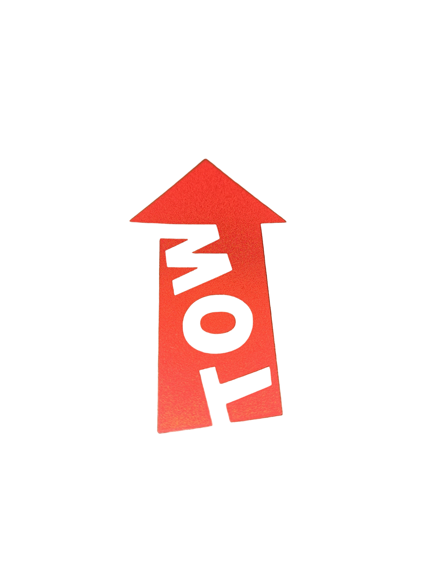 Reflective tow sticker