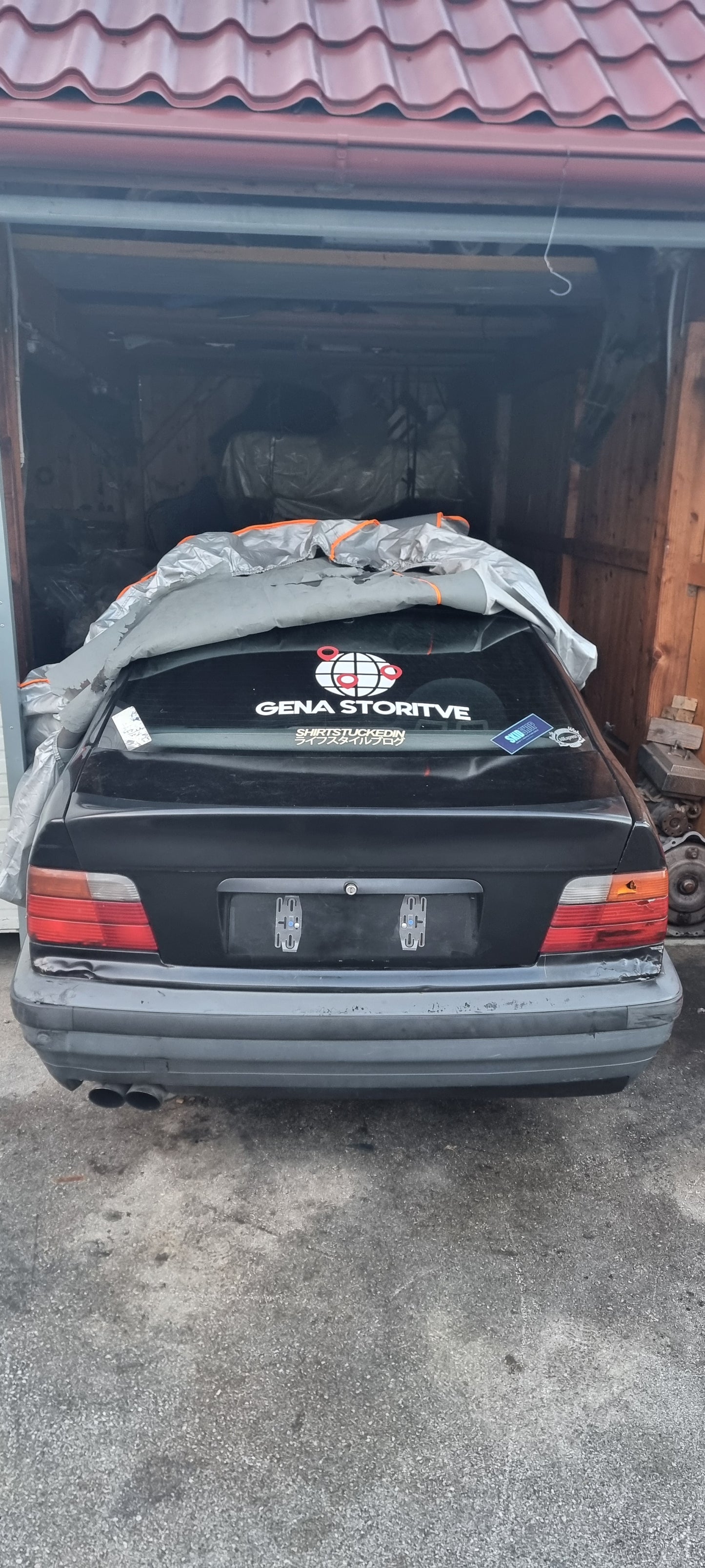 e36 ABS plastic ducktail spoiler