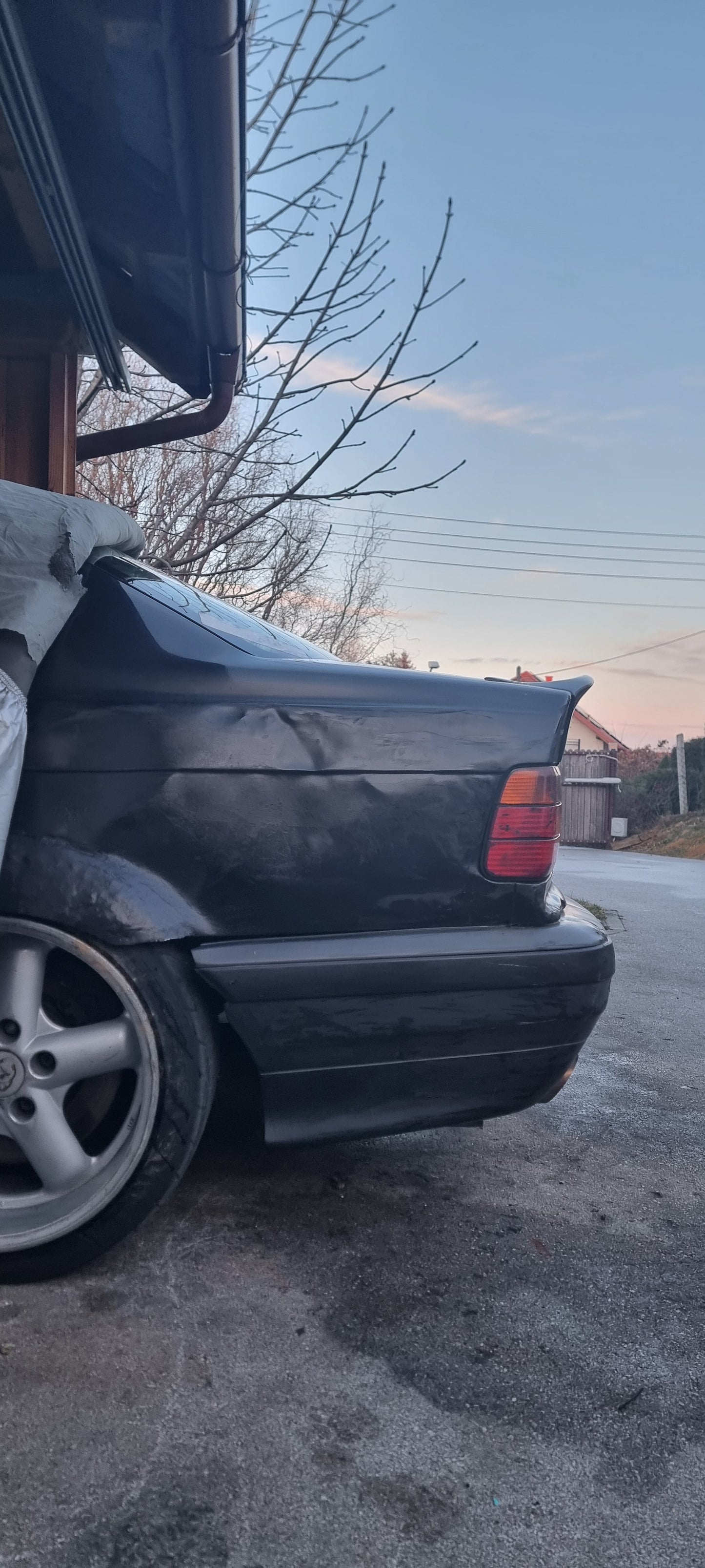 e36 ABS plastic ducktail spoiler