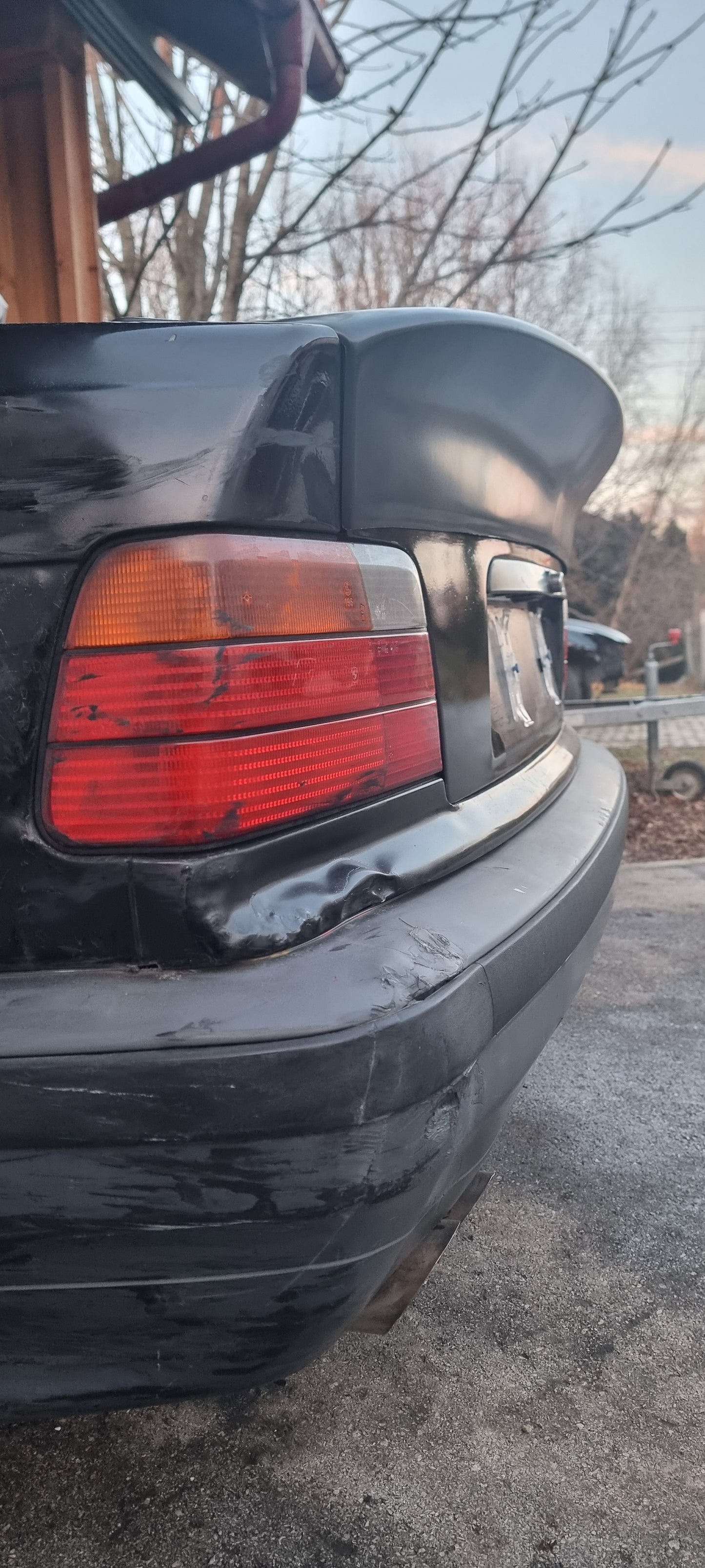 e36 ABS plastic ducktail spoiler