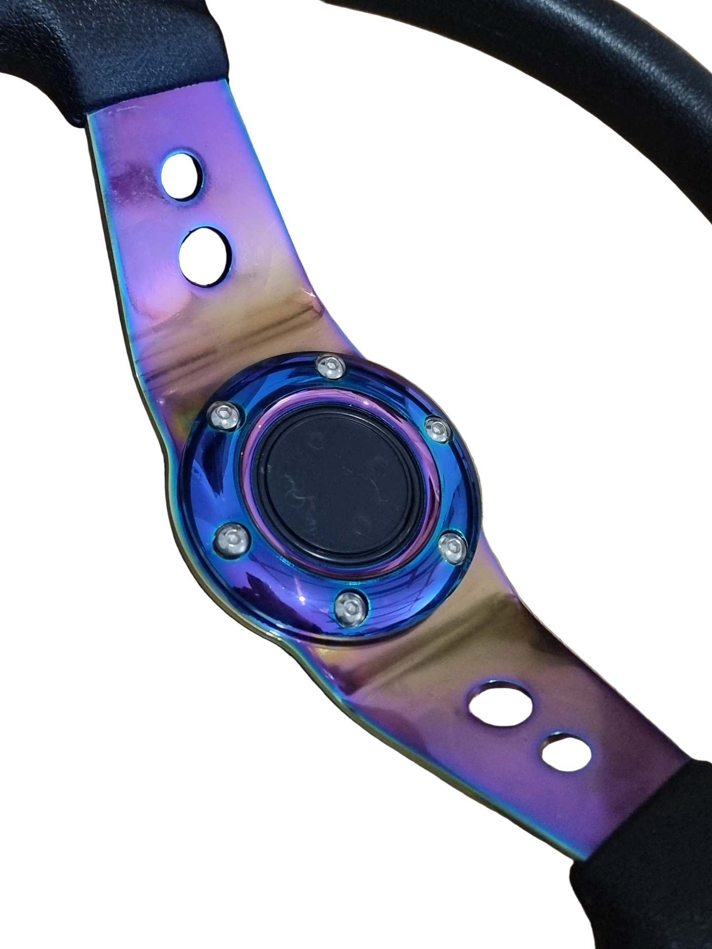 Unused two spoke steering wheel