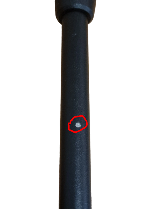 Slightly scratched simple tunnel mounted short shifter