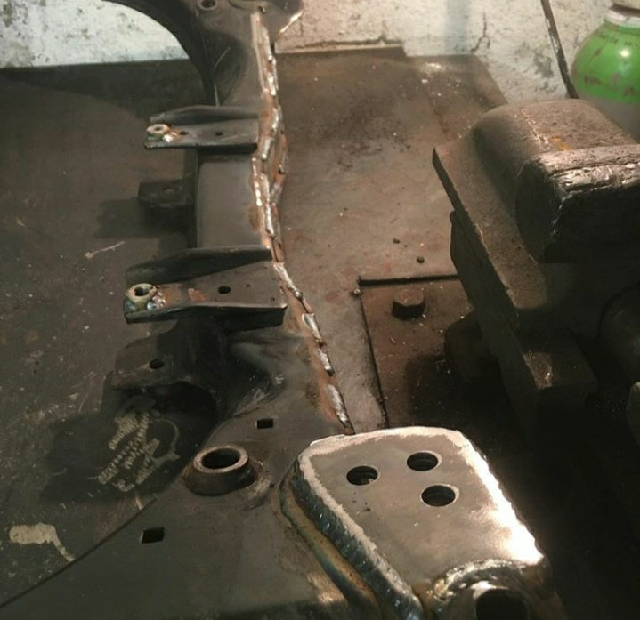 E36 front subframe base reinforcement kit