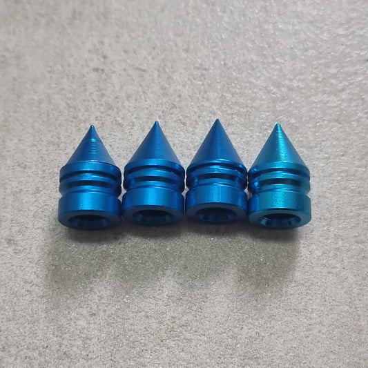 Spikey tire valve caps