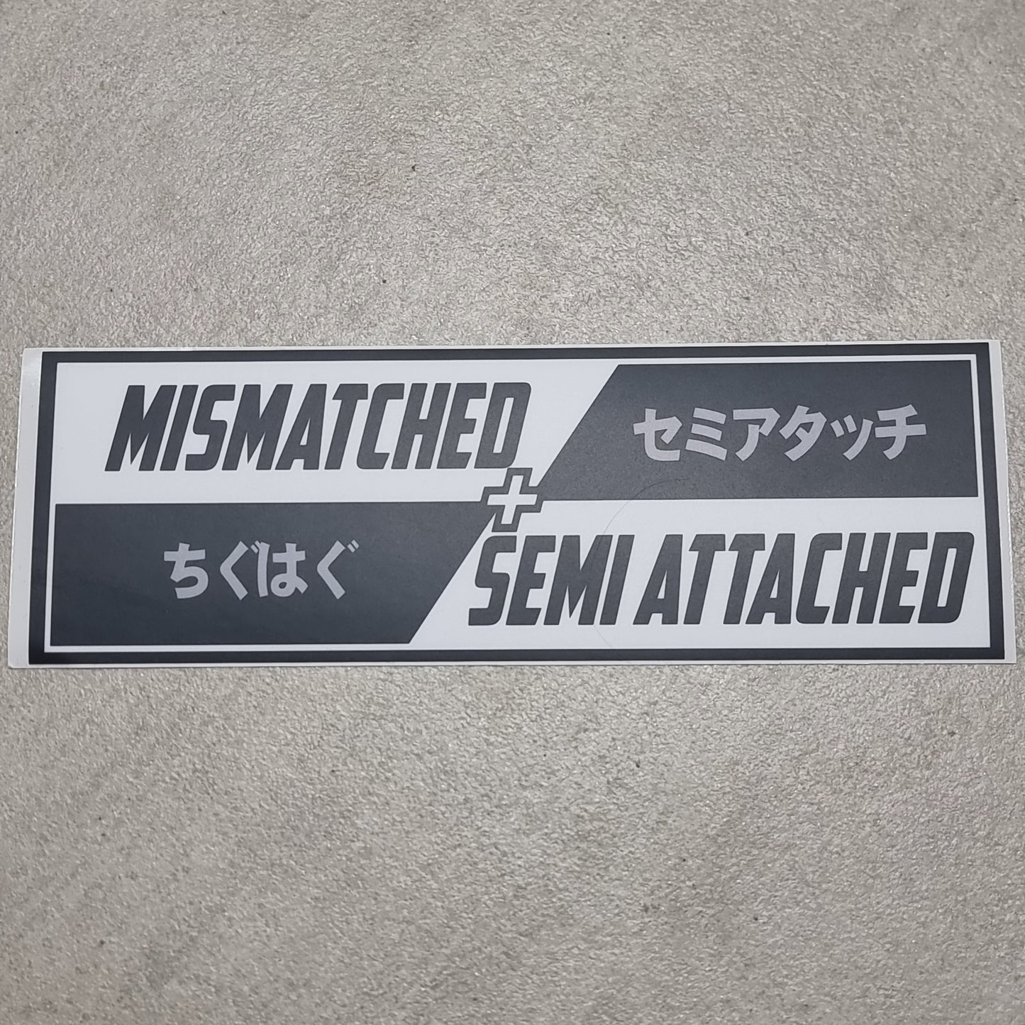 NEW Mismatched/semi attached SkidShop stickers