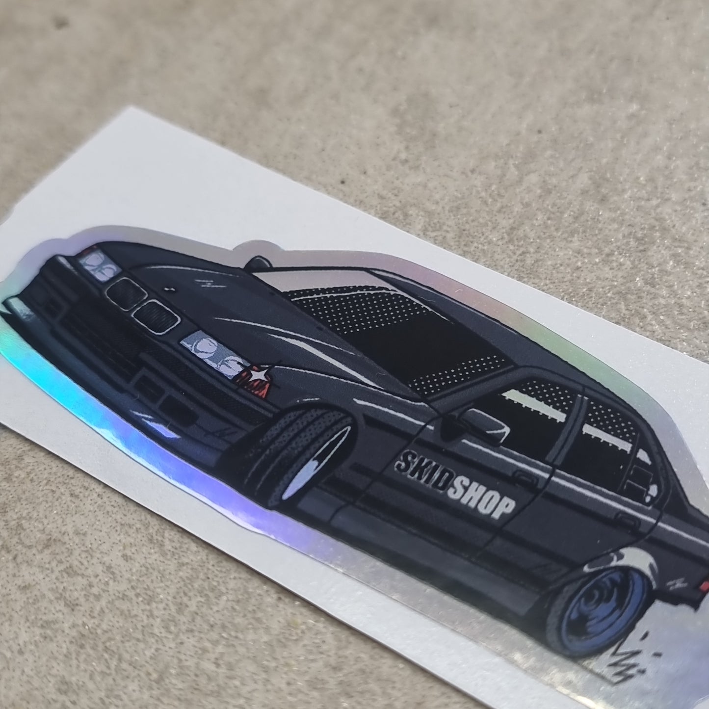 SkidShop mini holographic e36 sticker