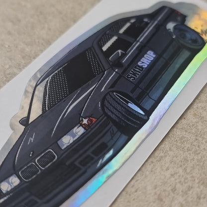 SkidShop mini holographic e36 sticker