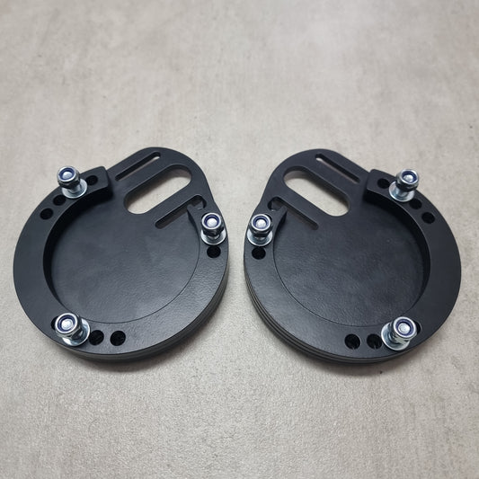 E36 extreme camber plates for use with BC racing