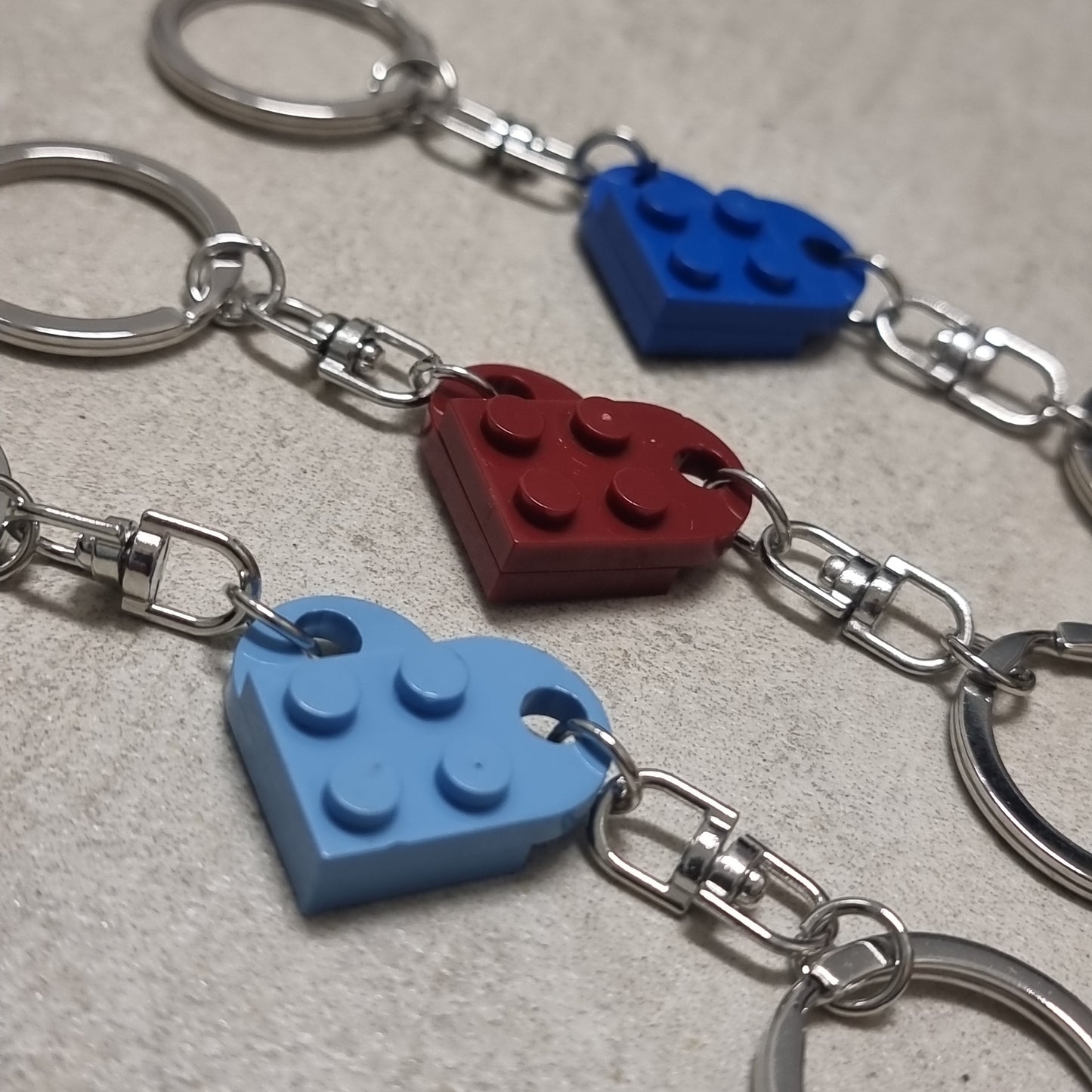 Le(t's)go Heart Keychain