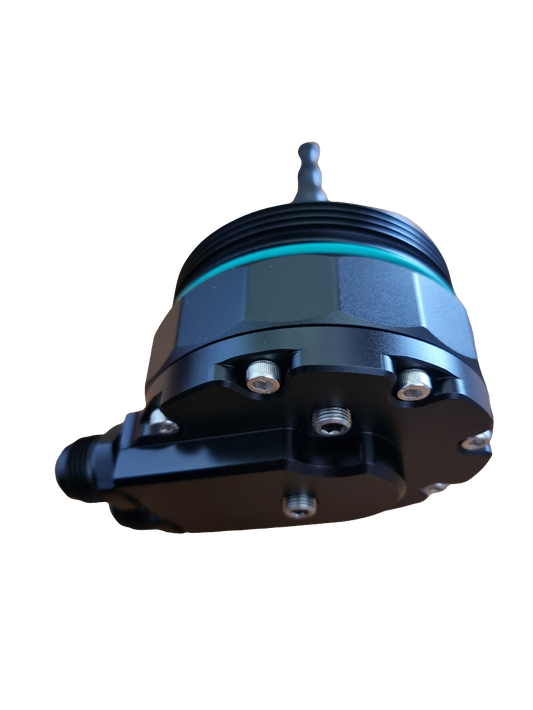 M52 / M54 oil filter cap with oilcooler outlets