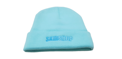 cool mint SKIDSHOP embroidered beanie