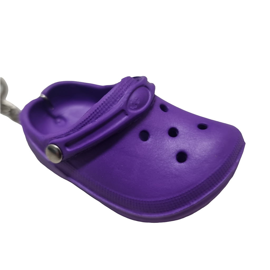 Purple Crocs Transparent Background Croc Keychain – SKIDSHOP
