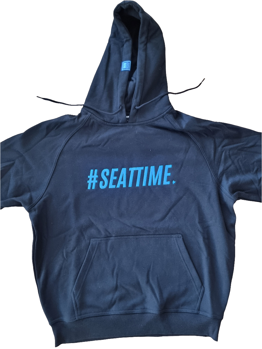 The #SEATTIME kangaroo pullover