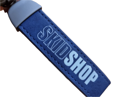 NEW leather skidshop keychain