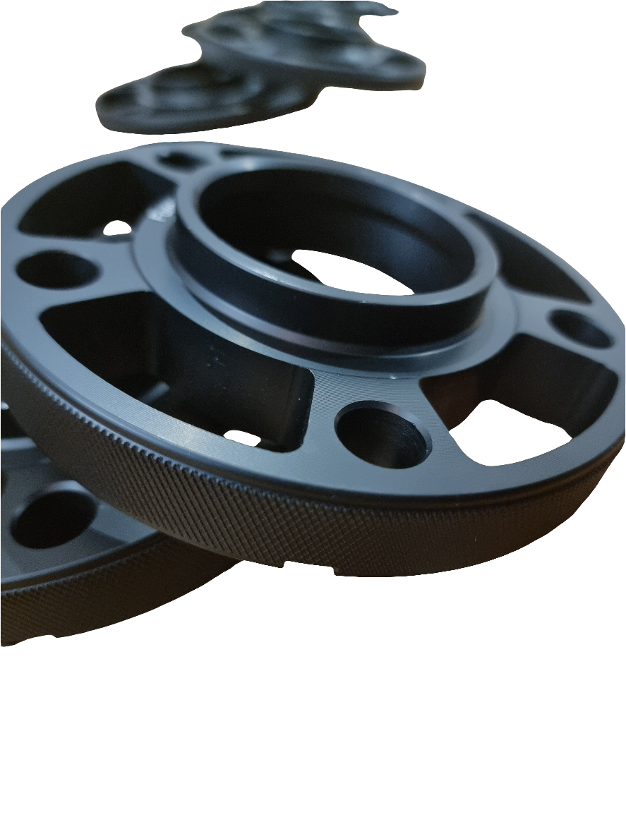 Light weight aluminium wheel spacers