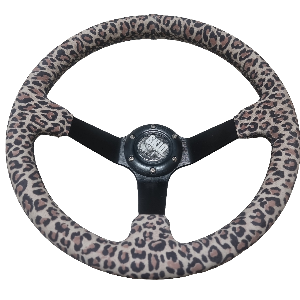 NEW SkidShop deep dish steering wheel - animal patterns