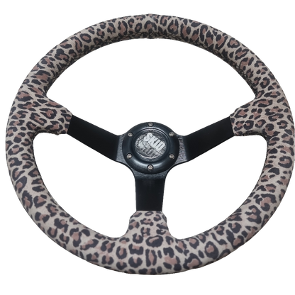 NEW SkidShop deep dish steering wheel - animal patterns