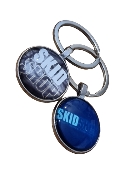 Skidshop simple metal keychain