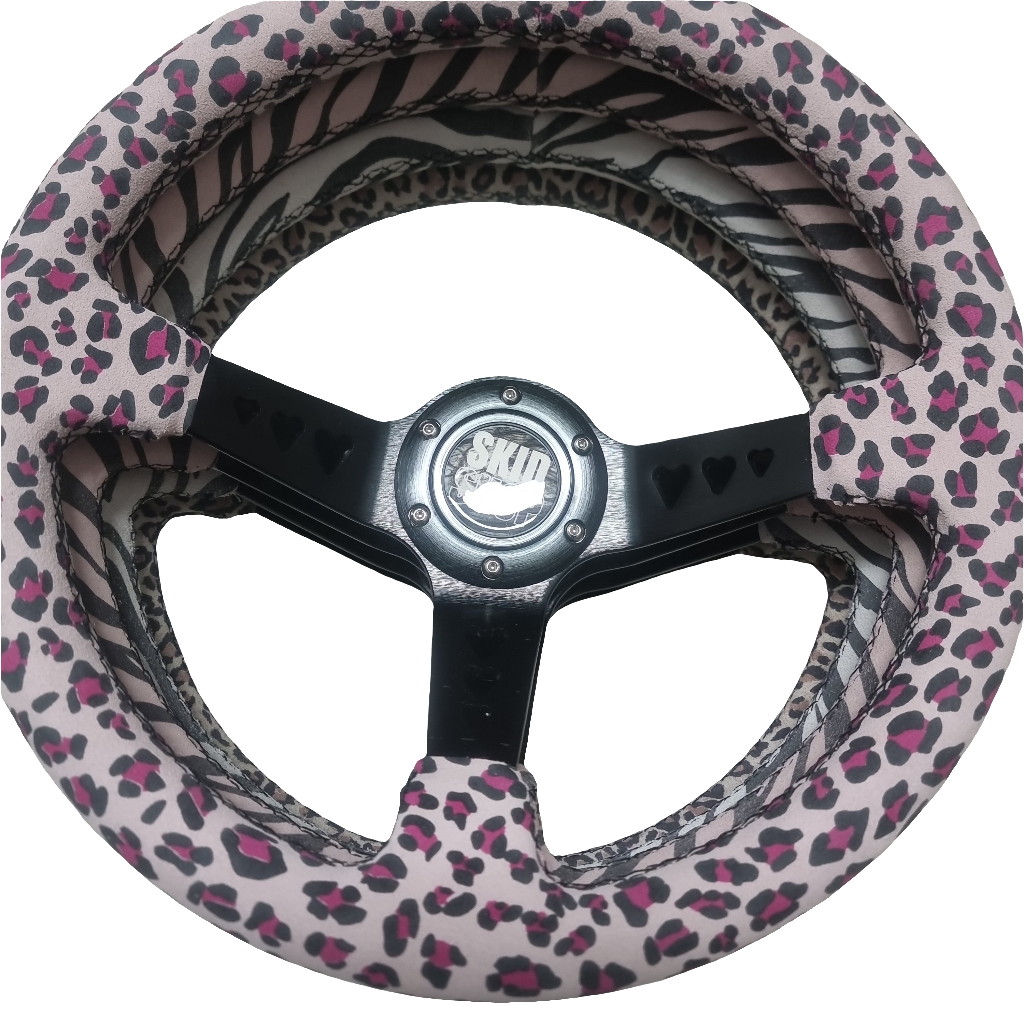 NEW SkidShop deep dish steering wheel - animal patterns