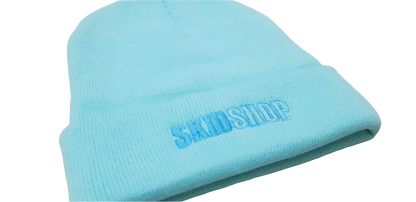 cool mint SKIDSHOP embroidered beanie