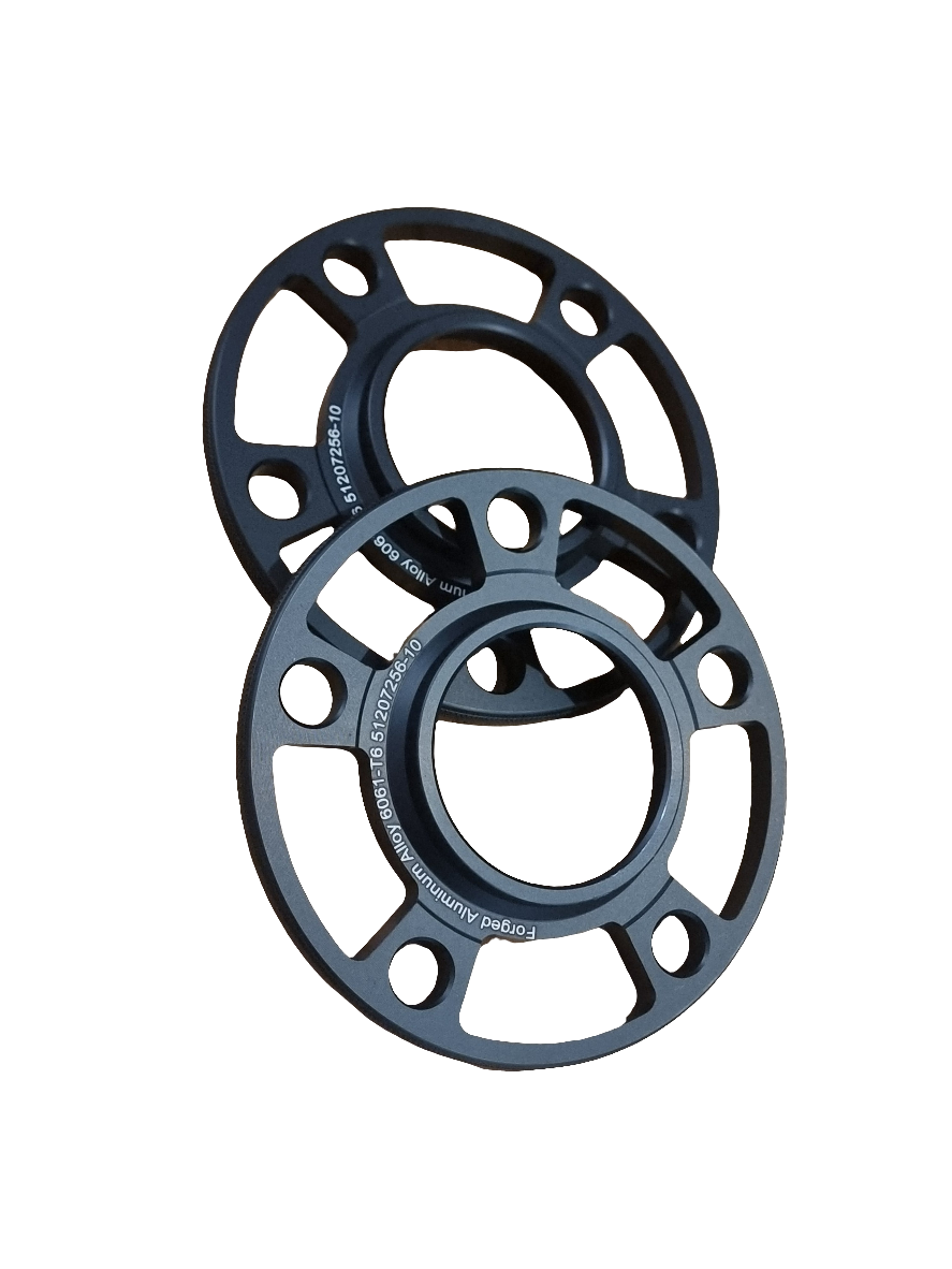 Light weight aluminium wheel spacers