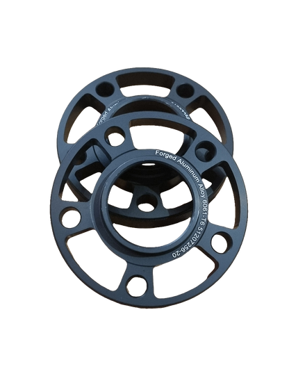 Light weight aluminium wheel spacers