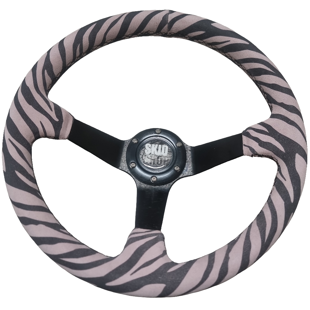 NEW SkidShop deep dish steering wheel - animal patterns