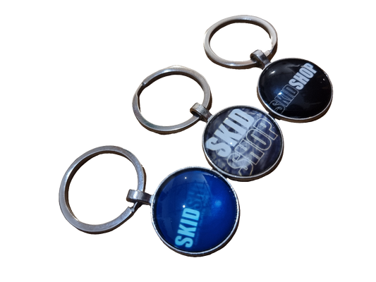 Skidshop simple metal keychain