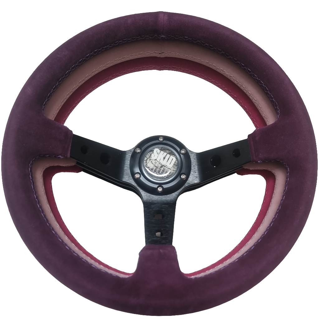 NEW SkidShop deep dish steering wheel - solid colours