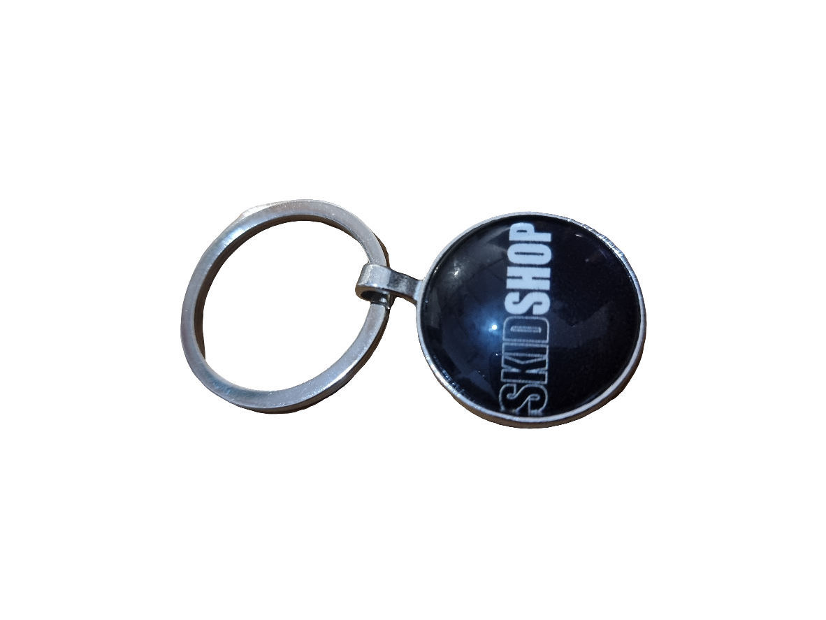 Skidshop simple metal keychain