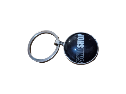 Skidshop simple metal keychain