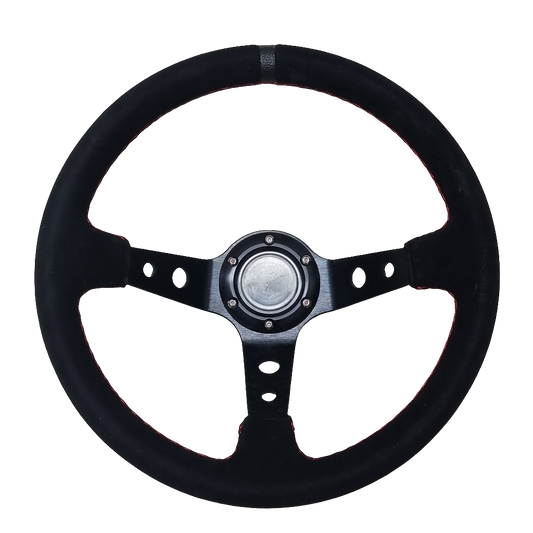 SkidShop Suede Black steering wheel