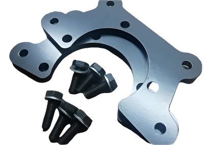 E36 Compact rear disc brake conversion bracket with hardware